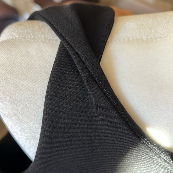 MM Lafleur Lydia Twist Strap Heather Gray Ponte Knit Sleeveless Sheath Dress +2 - Picture 10 of 10